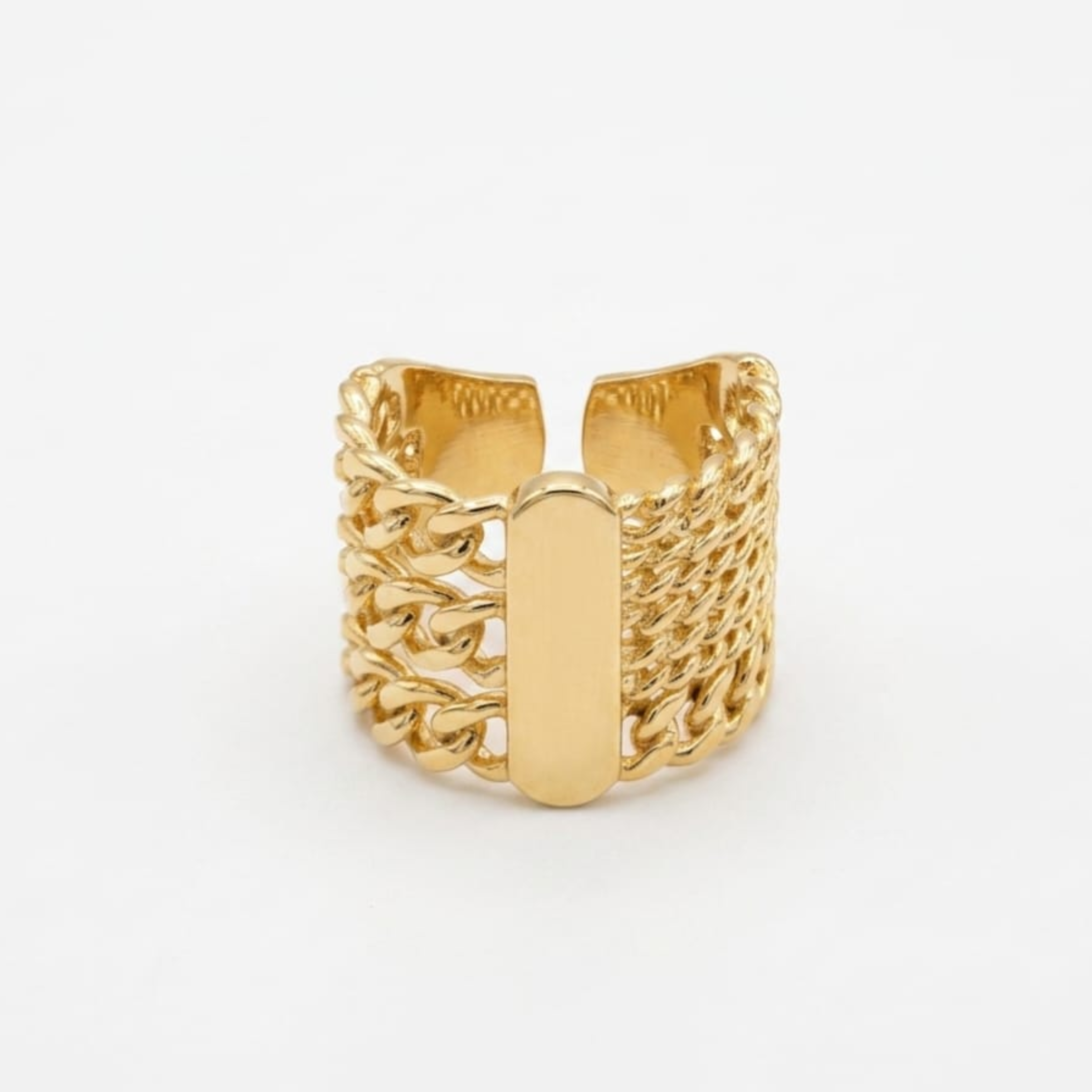 Chain Cuff Ring