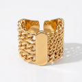 Chain Cuff Ring