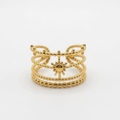 Crown Cuff Ring