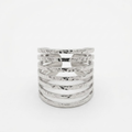 Hammered Cuff Ring
