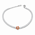 Ruby Bloom Tennis Bracelet