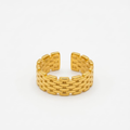 Regal Mesh Cuff Ring