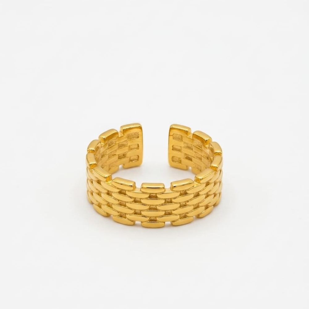 Regal Mesh Cuff Ring