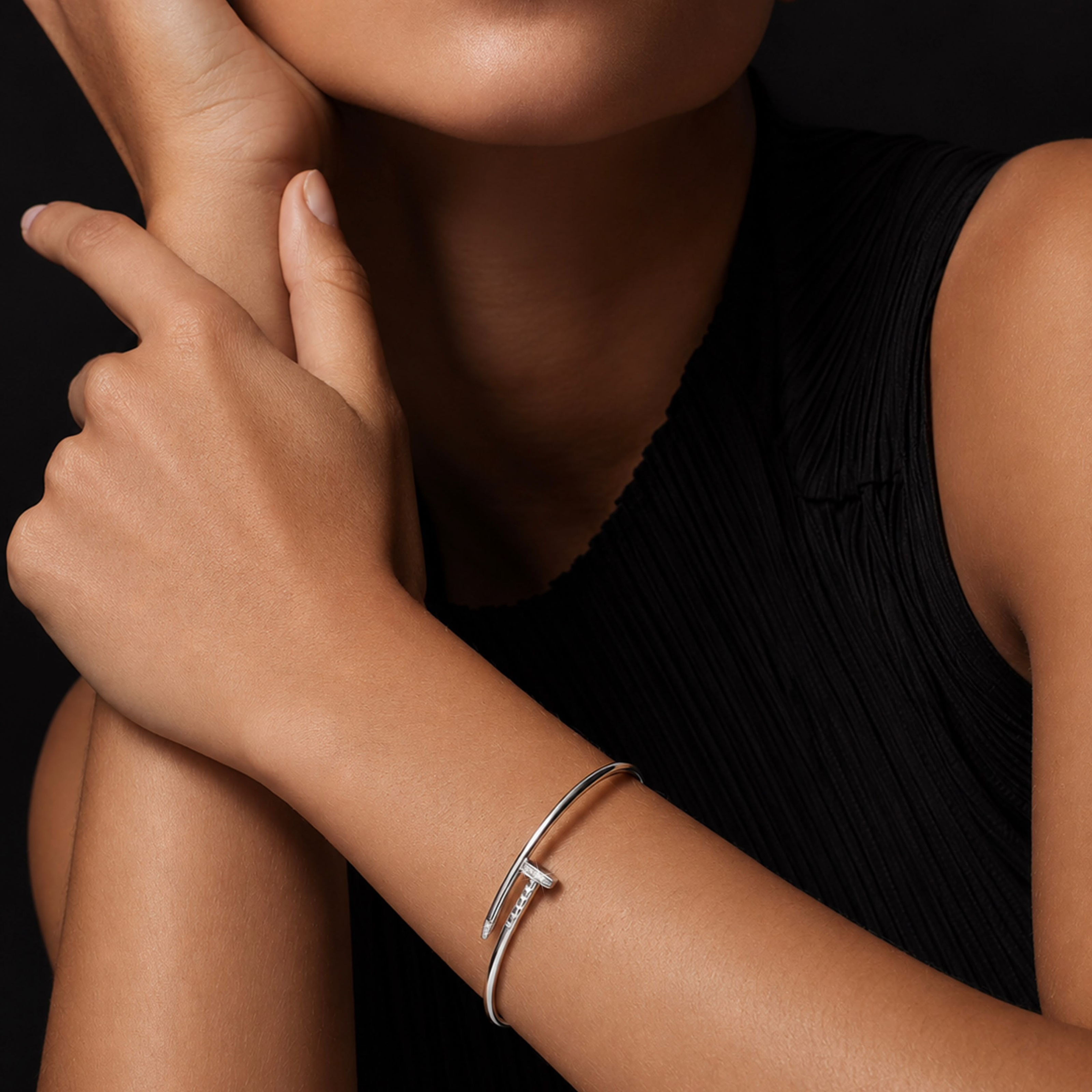 Crystal Nail Bangle