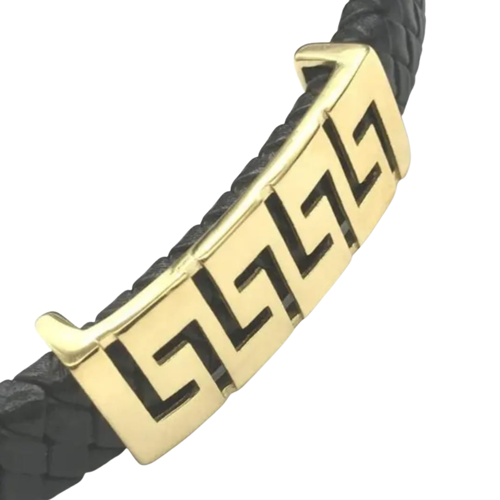 Dominion leather bracelet