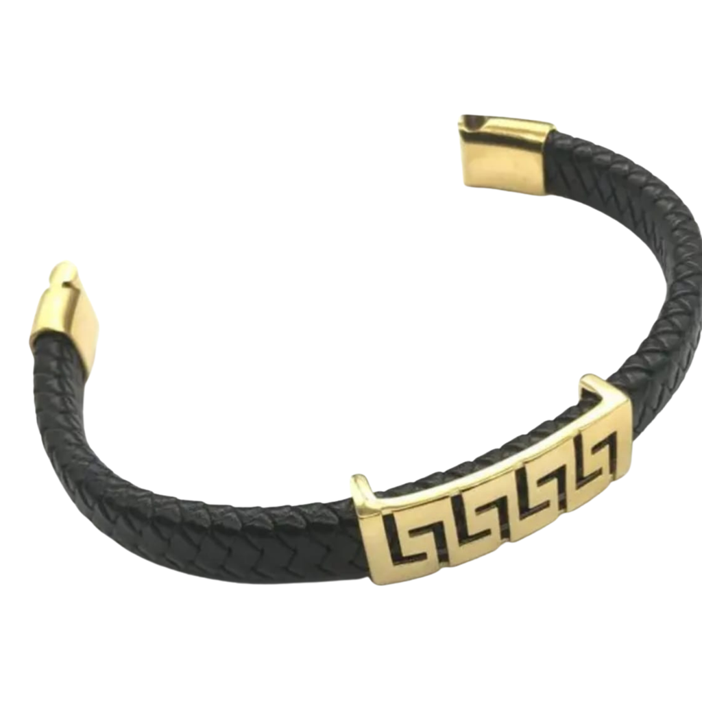 Dominion leather bracelet