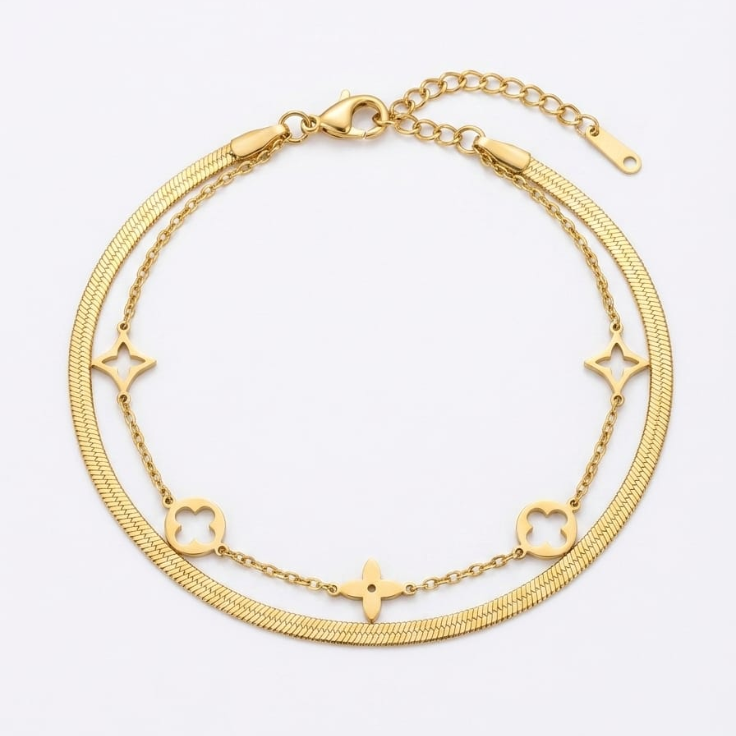 Double Charm Anklet