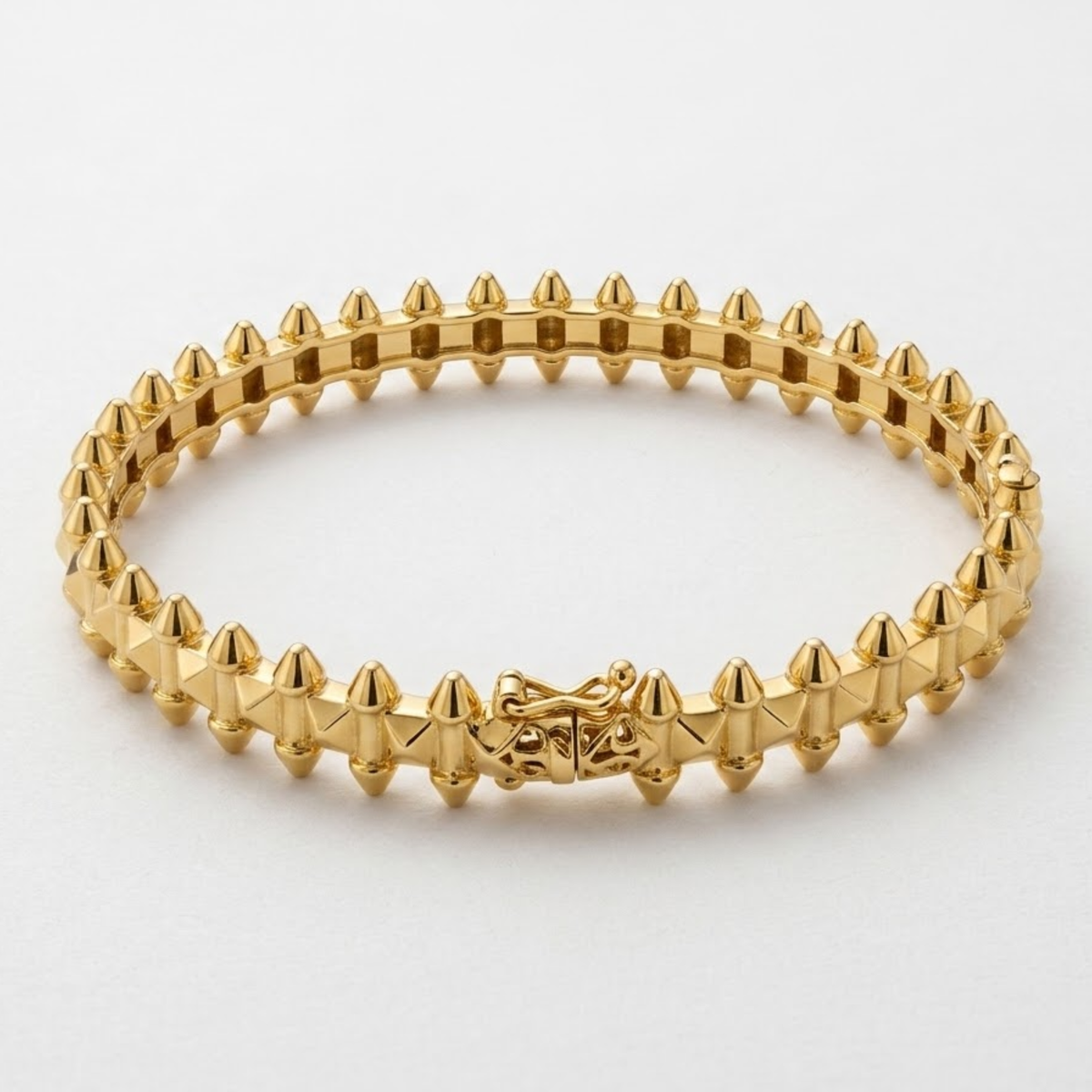 Dual Spike Bangle