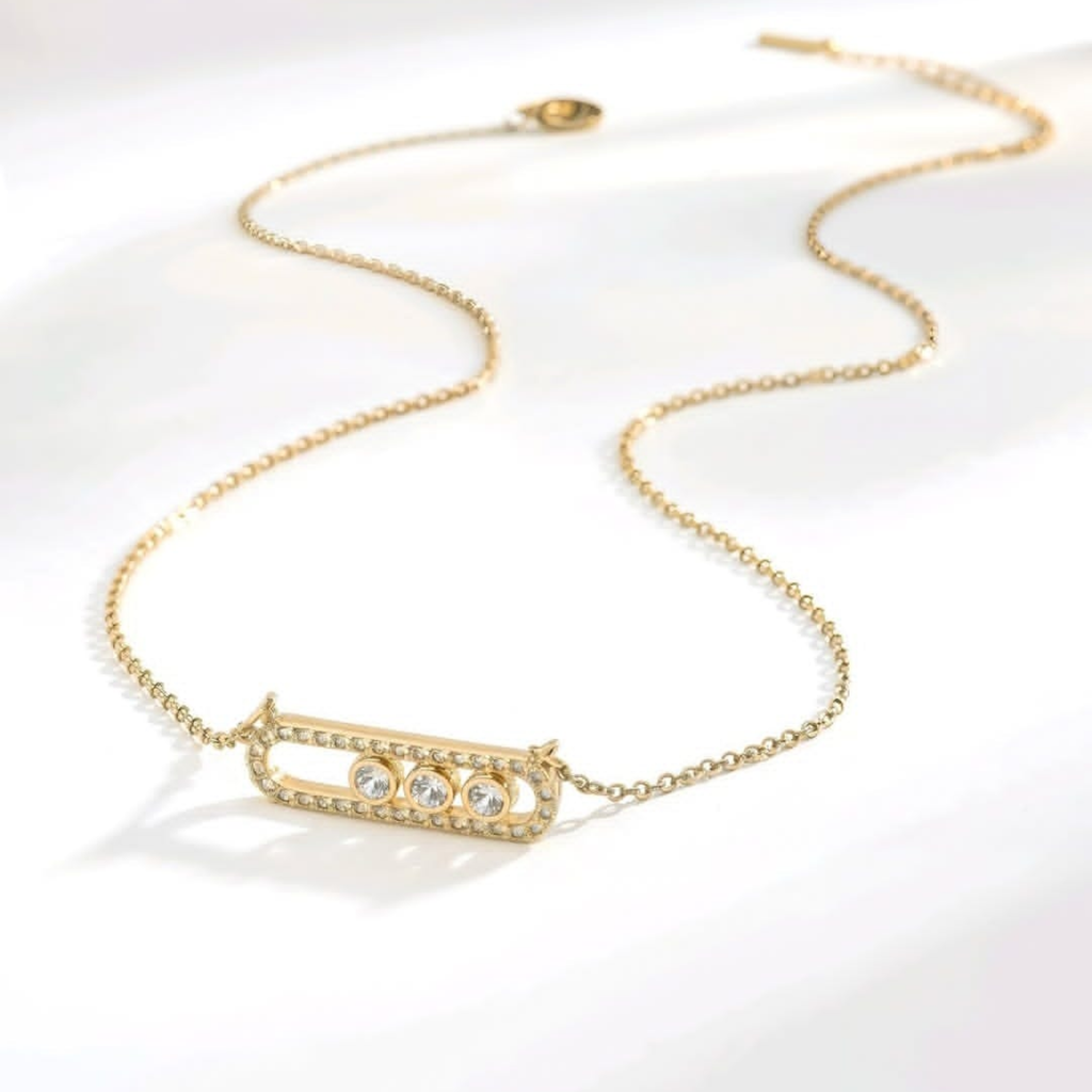 Floating Crystal Necklace