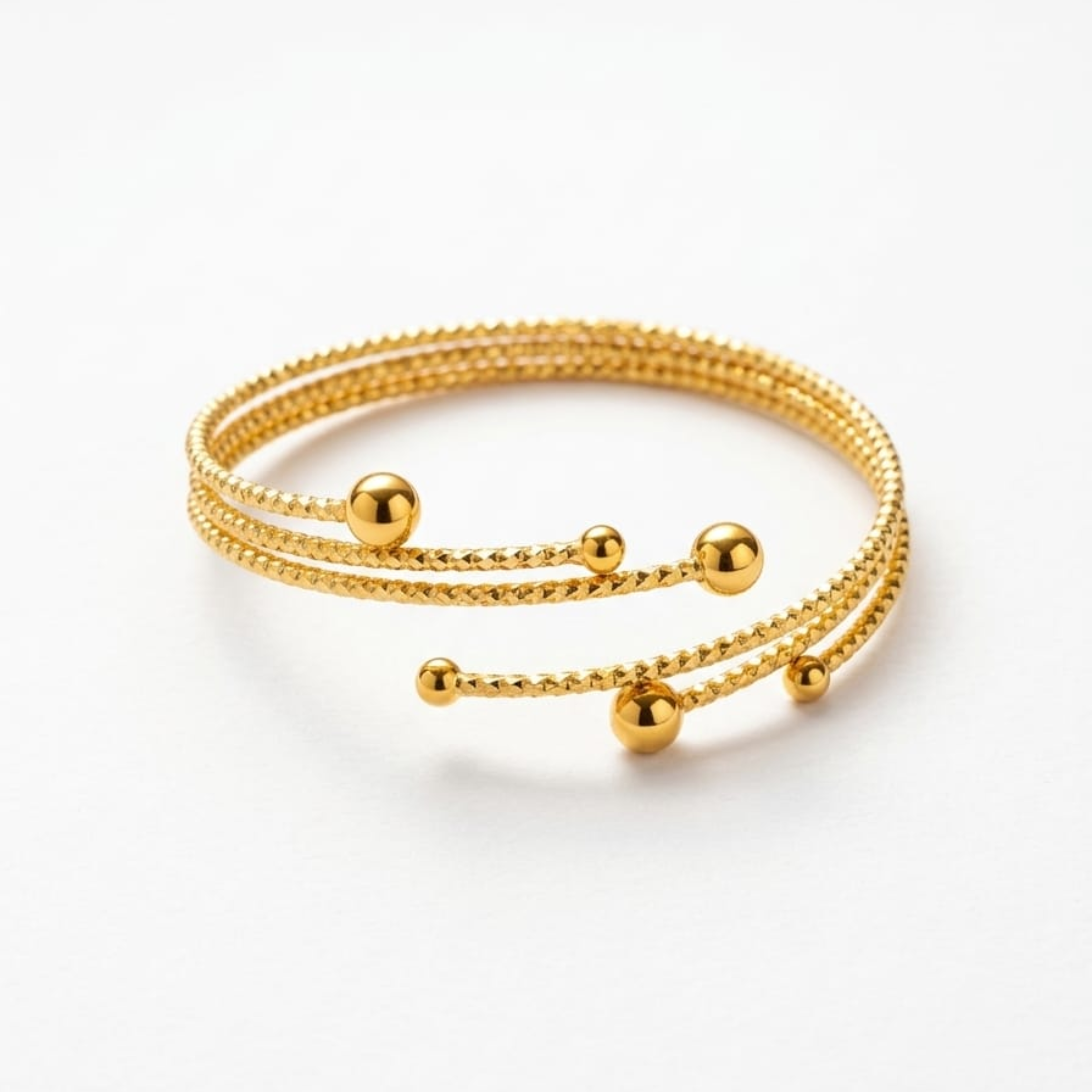 Golden Dots Bangle