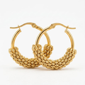 Golden Mosaic Hoops