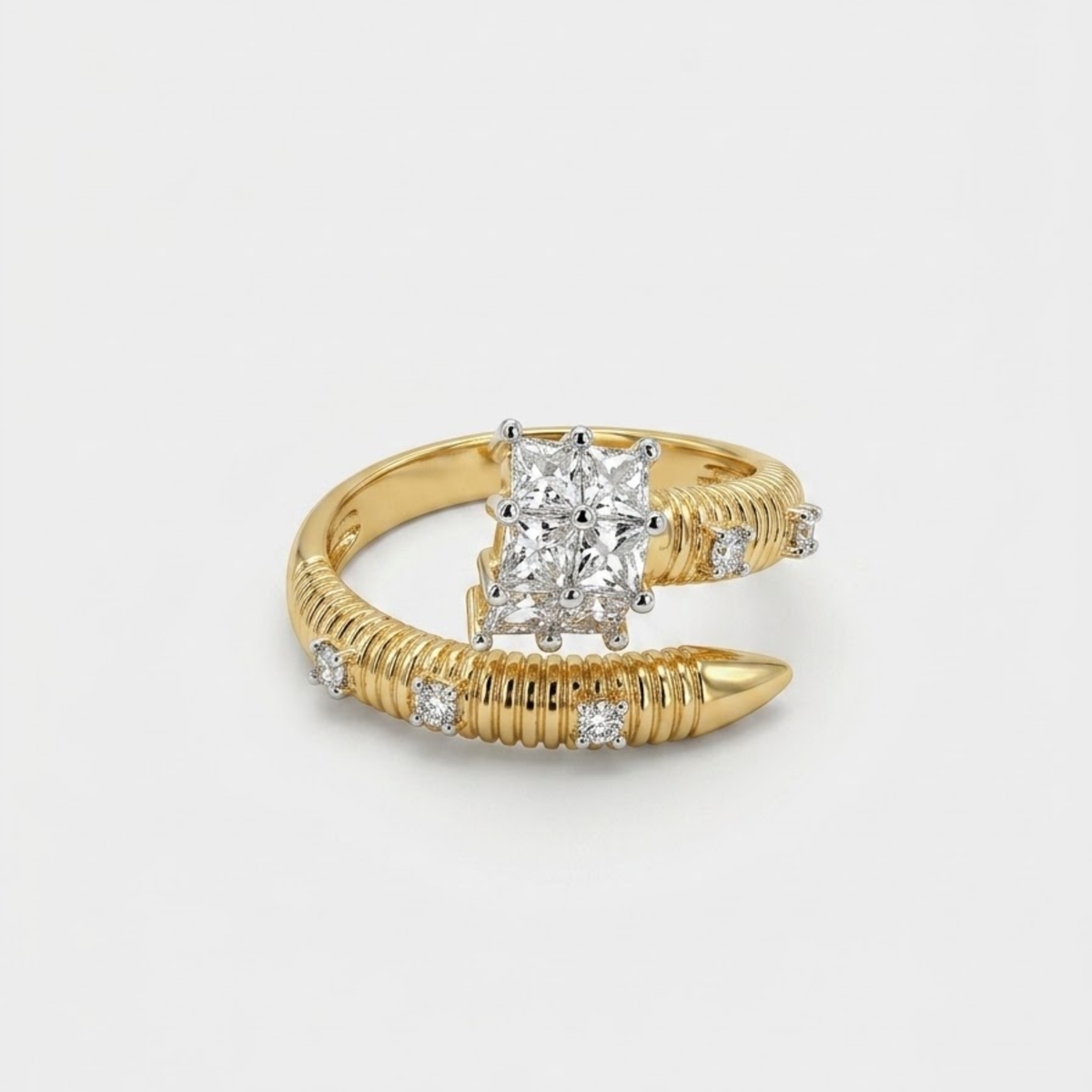Golden Serpent Ring