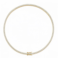 Golden Tennis Necklace