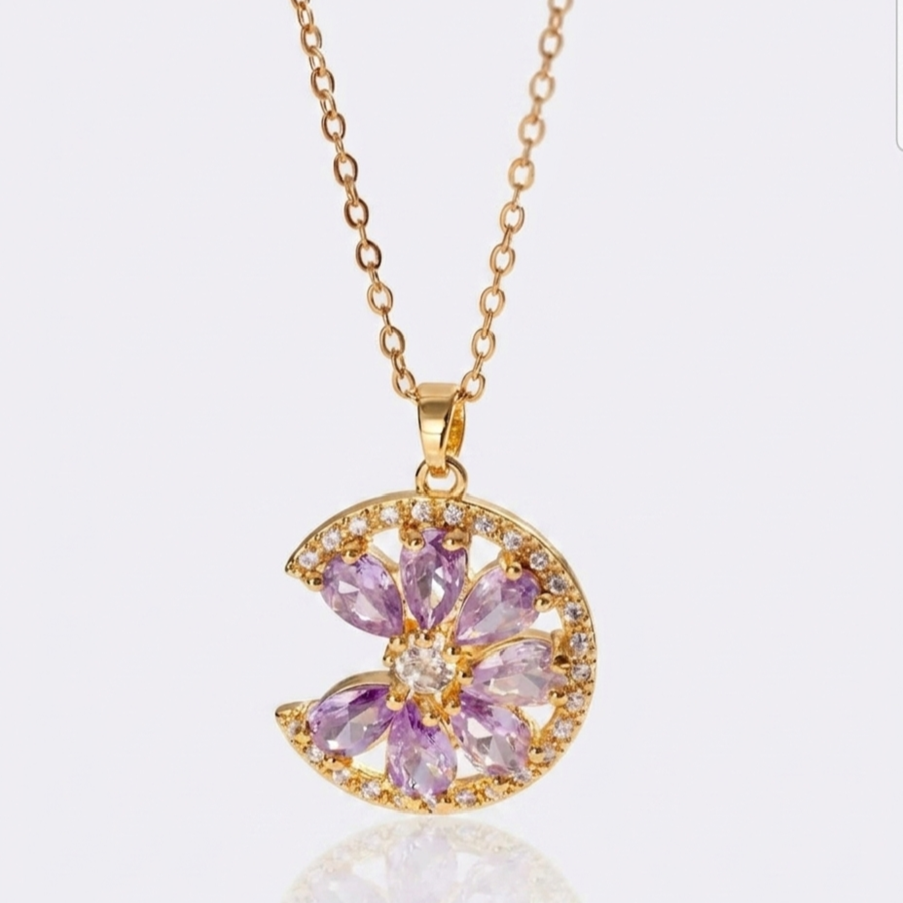 Lavender Eclipse Pendant