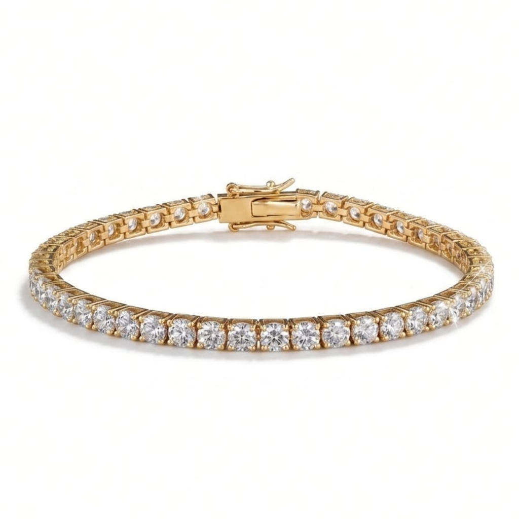 Lumina Gold Tennis Bracelet