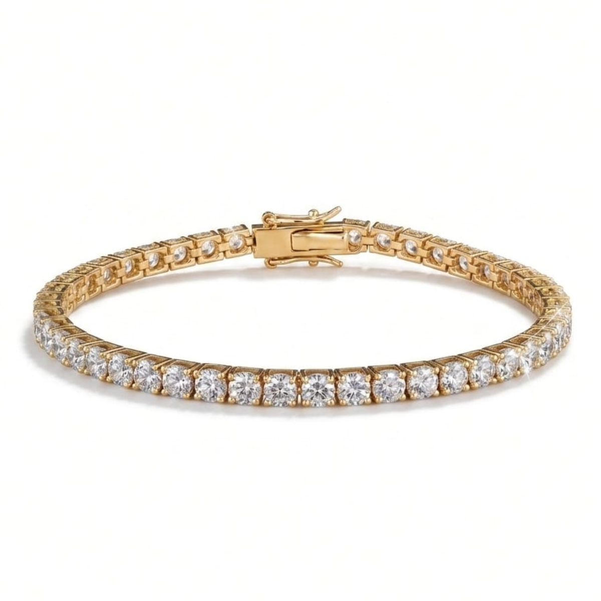 Lumina Gold Tennis Bracelet