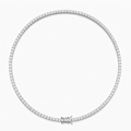 Platinum Glow Tennis Necklace