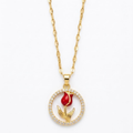 Rosette Glow Necklace