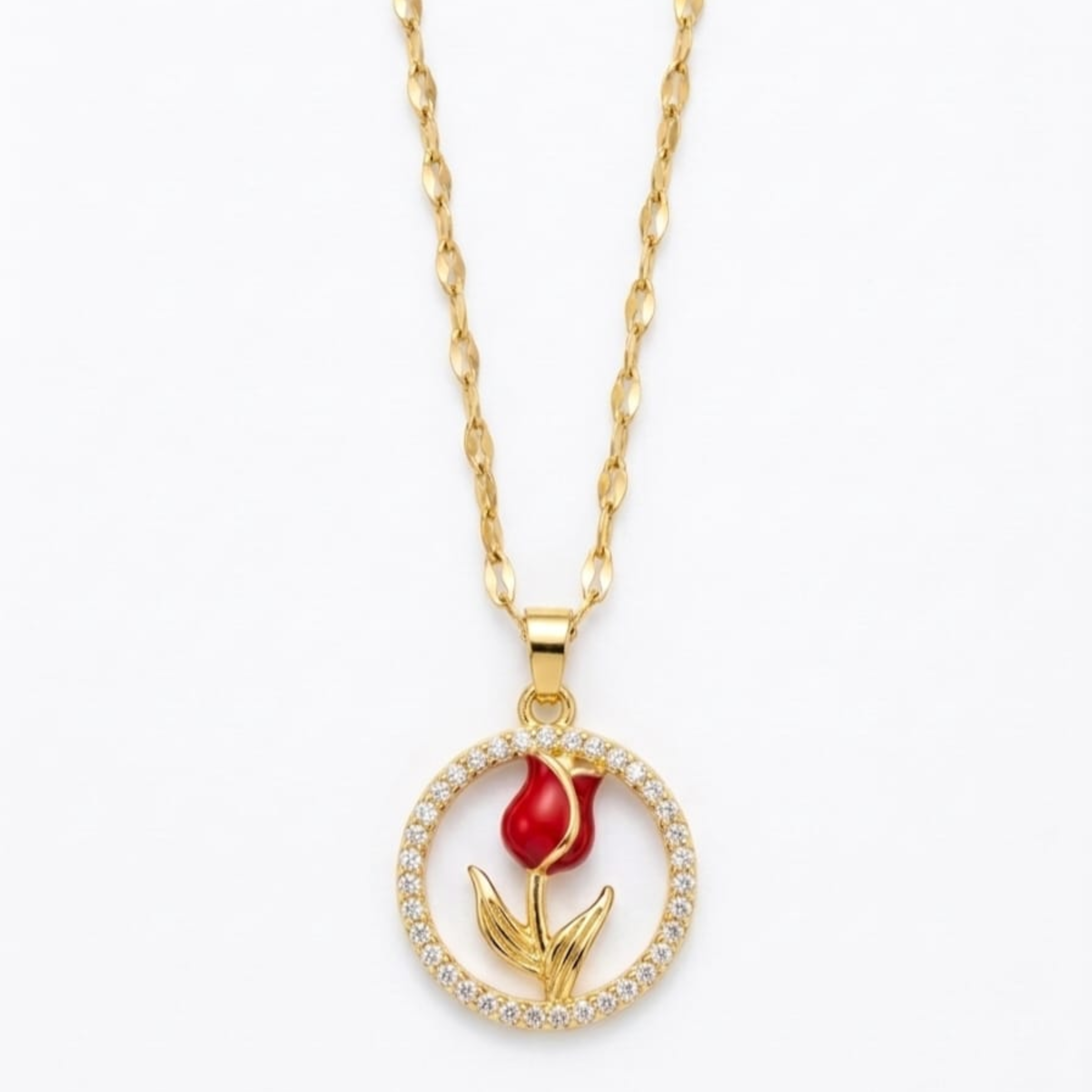 Rosette Glow Necklace