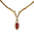 Ruby éclat necklace
