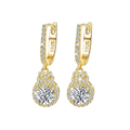 Silver droplet dangles