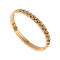 Solid gold bangle