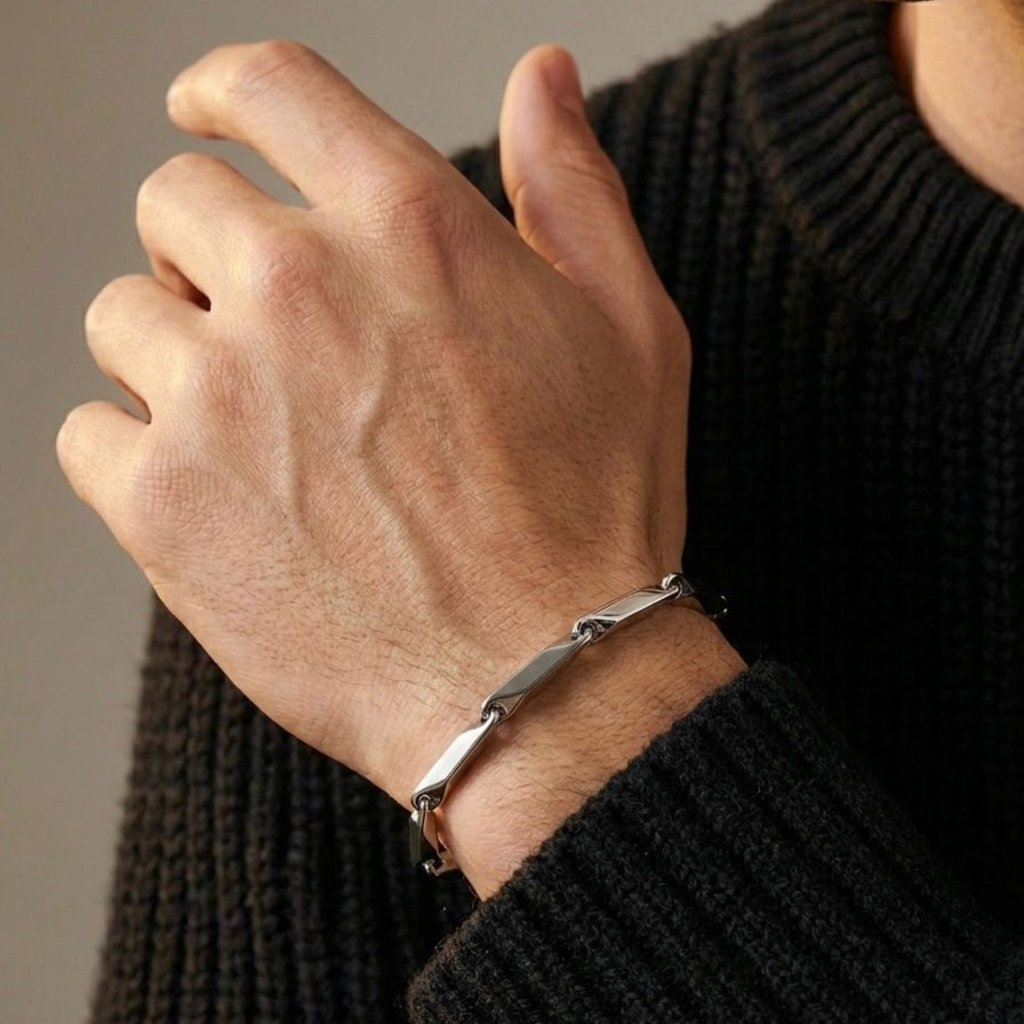 Steel bond bracelet