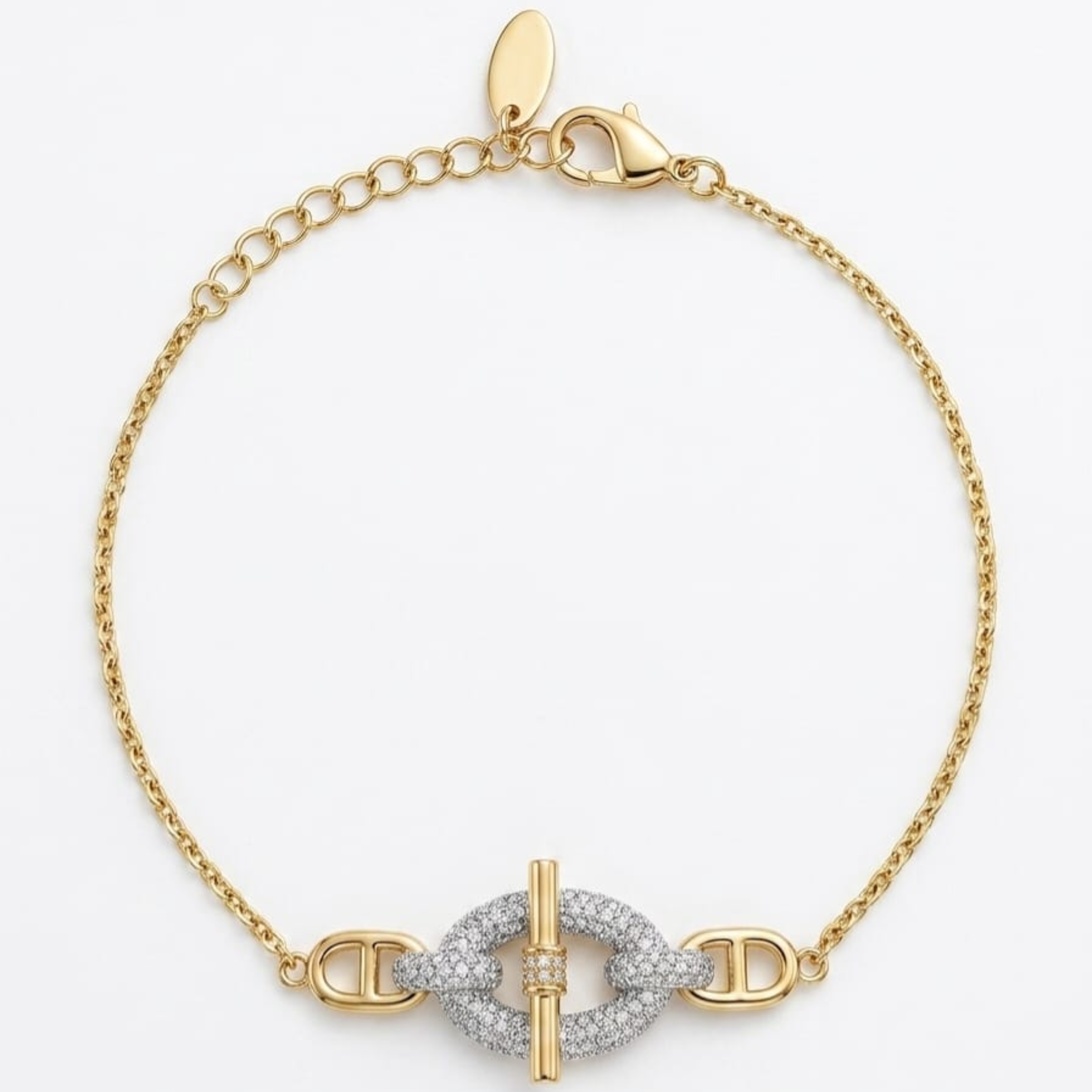 The Anchor & Bar Bracelet