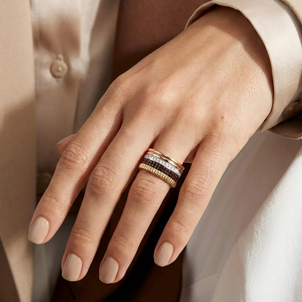 TriAura Statement Ring