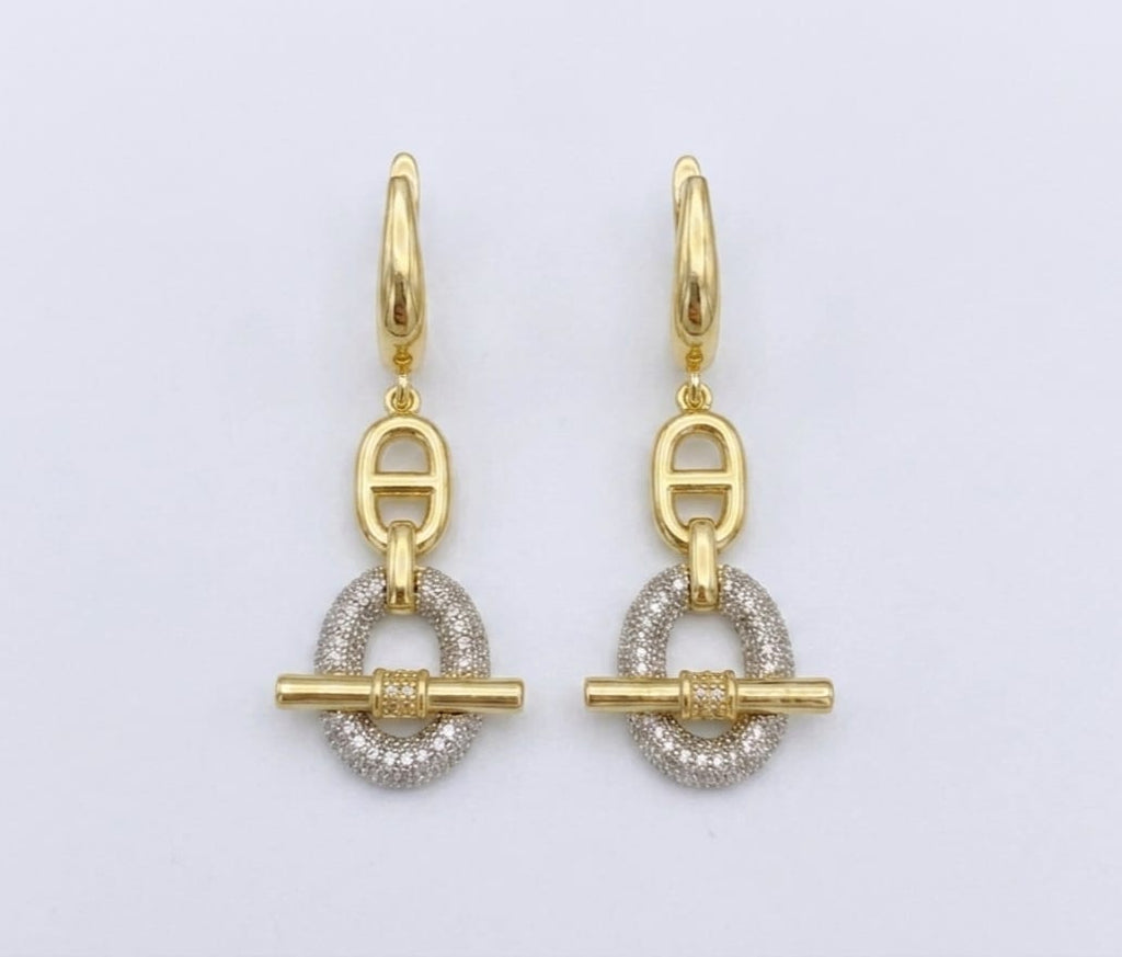 The Anchor & Bar Earrings