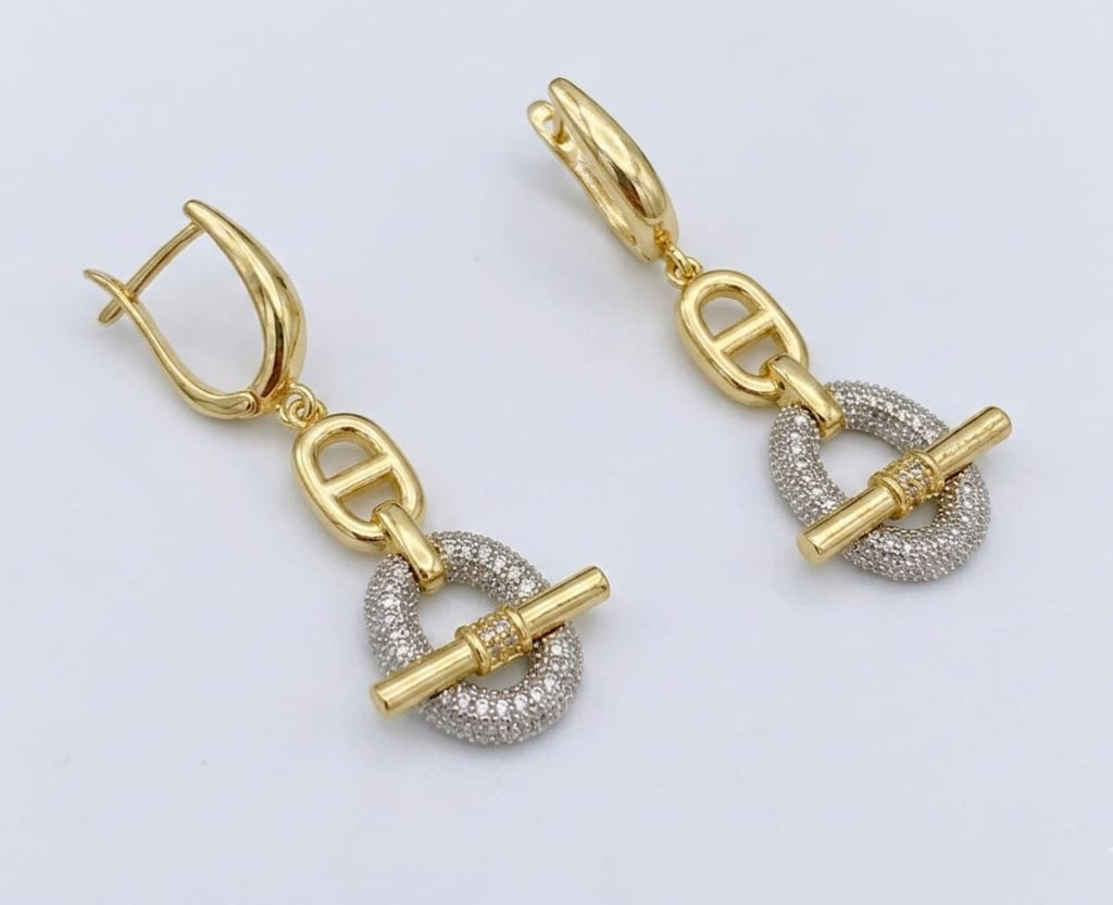 The Anchor & Bar Earrings