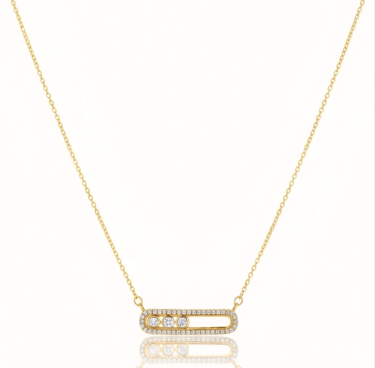 Floating Crystal Necklace